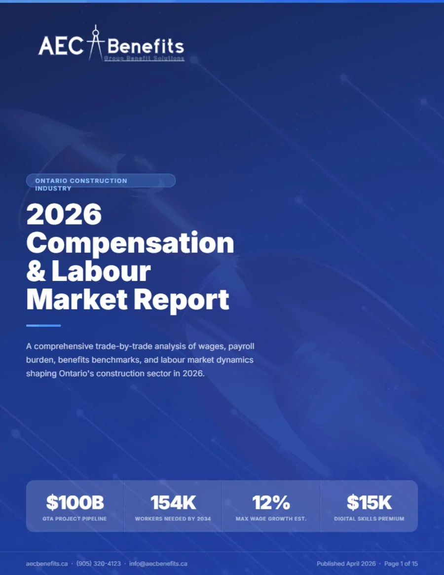 2026 Ontario Construction Compensation & Labour Market Report cover